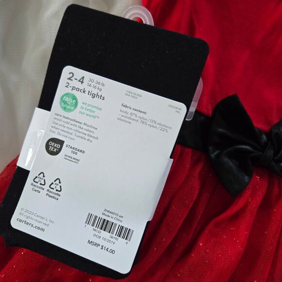 Girl's Red White and Gray Minnie Mouse Disney Bundle sz 2T - Picture 3 of 7